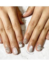 トータルビューティーローズ(Rose)/キラキラマグネットネイル