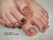 アトリエ ミータイム(Atelier Me-time)/トマトカラーフットネイル