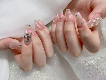 モルフォネイル(Morpho nail)/#キラキラネイル