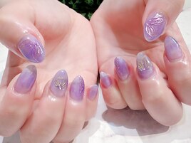 #マーメイドネイ #シアーカラー