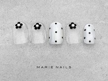 マリーネイルズ 横浜店(MARIE NAILS)/定額¥6,600 フラワー 1107a