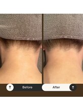 チャンティック(Cantik)/意外と生えているうなじ・・・。