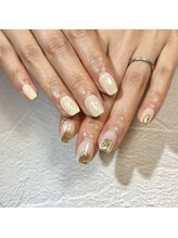 リファインネイル(refinenail)/ちぐはぐブライダルネイル