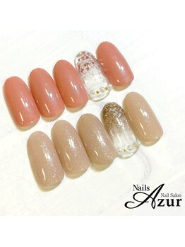 ネイルズアジュール イオン上越店(NailsAzur)/定額デザインAコース