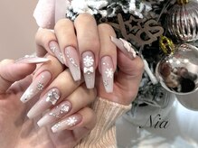 ニア ネイルサロン 大阪駅前第2ビル(Nia)/クリスマスネイル