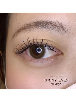 バニーアイズ 銀座店(Bunny eyes GINZA)/フラットラッシュ120本