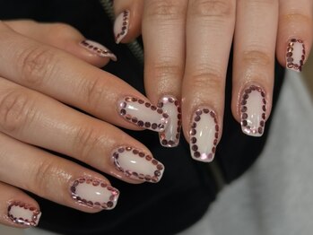 ザ コースト バイ ネオリーブ(The coast by neolive)/ホロ囲みネイル　担当:akane