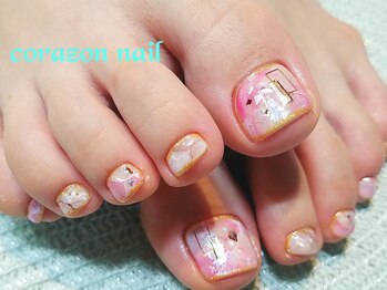コラソンネイル(corazon nail)/FOOT★90分やり放題大理石