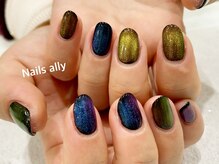ネイルズアリー 立川店(Nails ally)/マグネット×ドラゴンズアイ