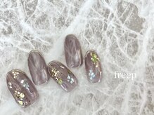 フリープ(freep)/8月月替わりネイル 春 夏 秋 冬