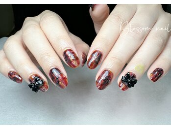 ブラソンネイル(Blossom nail)/冬ネイル 定額コース