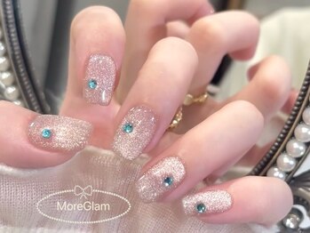 モアグラム 池袋東口店(More Glam)/マグネット　ピンク　シルバー