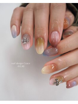 ネイル デザイン グレイス(Grace)/【AYURI】持込デザイン10%オフ