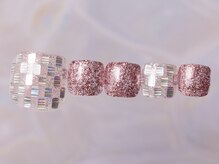 ジェミーネイル シンジュク(Jemiy nail shinjuku)/ミラーボールピンクラメ￥9980