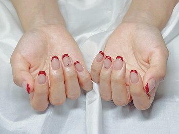 シンプル持込 赤フレンチ