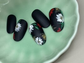 マットネイル/お花