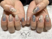 キーバイマグ(KYE by Mag)/シェル×ミラー×オーロラネイル