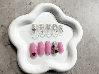 アロココネイル(Alococo nail)/バレンタインネイル