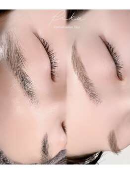 フィーカ(fika)の写真/眉カラー×カット×眉抜き×メイクで理想の垢抜け顔へ！初めての方も丁寧なカウンセリングで安心◎