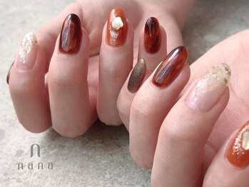 ナナ 白金高輪(nana)/トレンド べっ甲デザイン