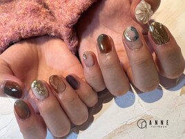 ぷっくりフラワーネイル