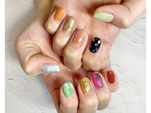 ジプソバイクレール(Gyypso by Clair)/カラフルニュアンスネイル