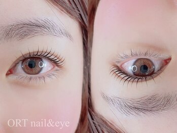 オルト(ORT)の写真/【自分史上最高のラッシュリフト】一重奥二重さん、左右差、逆まつげのお悩み解決◎上下セットも人気★