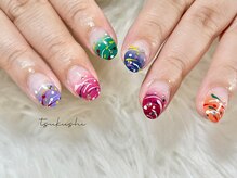 ツクシ 河原町(tsukushi)/水風船ネイル