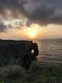 リア 新小岩店(lia)&nbsp;沖縄の夕日すごく綺麗でした！［まつげパーマ/マツエク/新小岩］