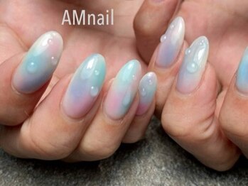 エーエムネイル(Am:nail)/梅雨のタイダイ