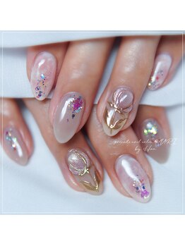 瑠璃(RURI)/チューリップネイル