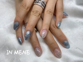 さわやかキラキラネイル☆