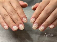 エクラス 銀座(Heclats)/ニュアンス/ぷっくり/夏ネイル