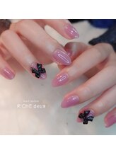 リッシュ ドゥ(RICHE deux)/大人リボンネイル