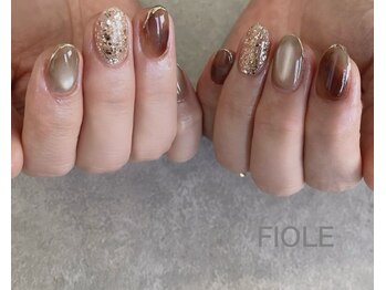 フィオル(FIOLE)/秋ネイル