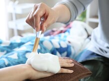 てみらいの雰囲気（手肌を優しく整える、もこもこ泡ケア）