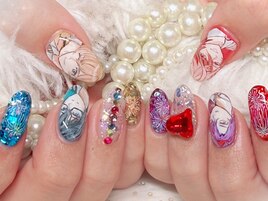 お客様オーダーにじさんじネイル