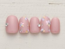 ノーネイル 大宮(NO NAIL)/ニュアンス秋フラワー　￥4990