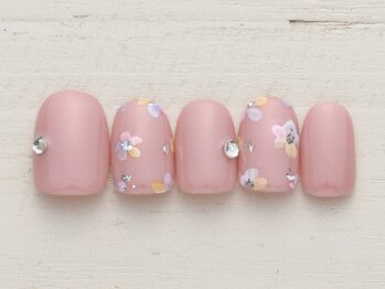 ノーネイル 大宮(NO NAIL)/ニュアンス秋フラワー　￥4990