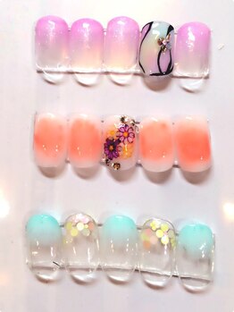 ネイルケアサロンエルミタージュ/ 春の人気セレクト♪定額￥5400