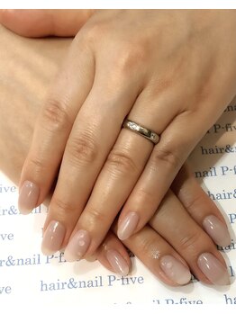 ヘアアンドネイル ピーファイブ(P-five)/大人可愛い！しずくネイル♪