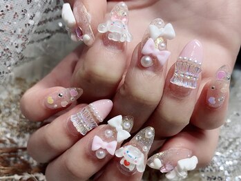 モルフォネイル(Morpho nail)/#新宿ネイル#大人可愛いネイル