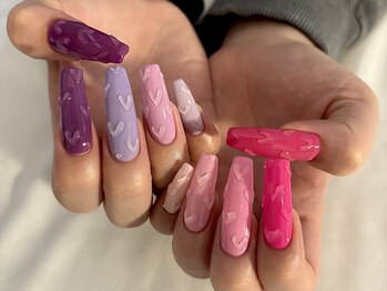 ソワレ(Soiree)/ロング爪ネイル