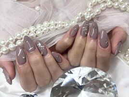 【Miyu】秋っぽリボンネイル