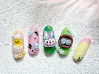 春限定＊イースターネイル