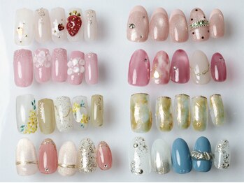 ベルル(Bellulu)の写真/【高技術×デザイン豊富】大人女性の指先を彩る定額アートを多数ご用意♪デザインに迷われる方にオススメ◎
