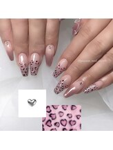 ポイソン(POISSON)/ヒョウ柄×ピンク