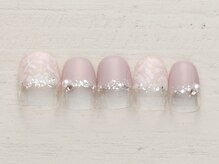 ノーネイル 大宮(NO NAIL)/レースフレンチ　￥4990