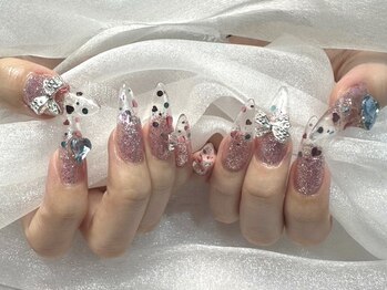 ルミエール(Lumiere)の写真/"再現性の高いデザイン×長さだし"でスラっとした理想の指先に♪トレンドデザイン,手の込んだ繊細ア-トも◎