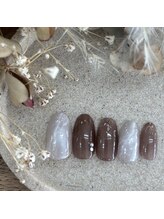 アヴェックアムール 豊田(avec amour)/basic 大理石ネイル